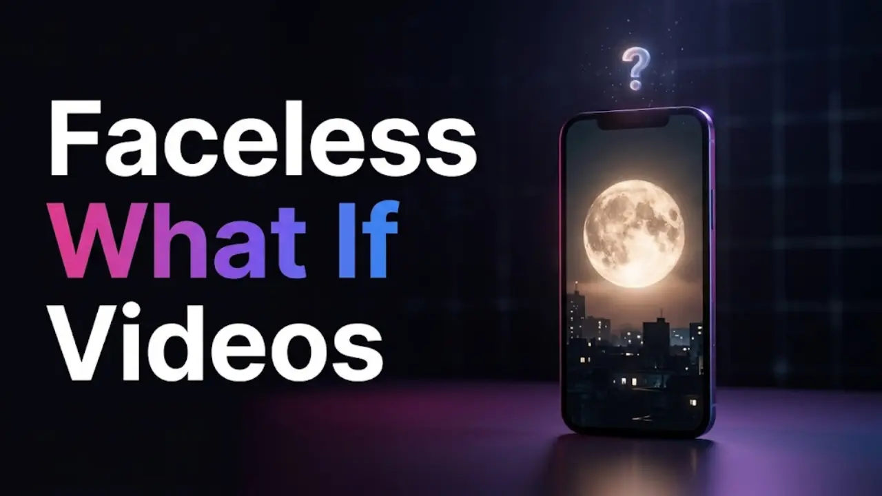 Faceless What If Videos Are the Easiest Way to Turn Curiosity Into Views