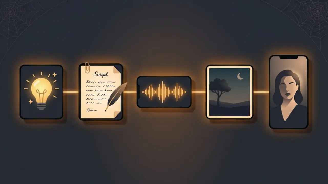 make-faceless-halloween-videos-workflow