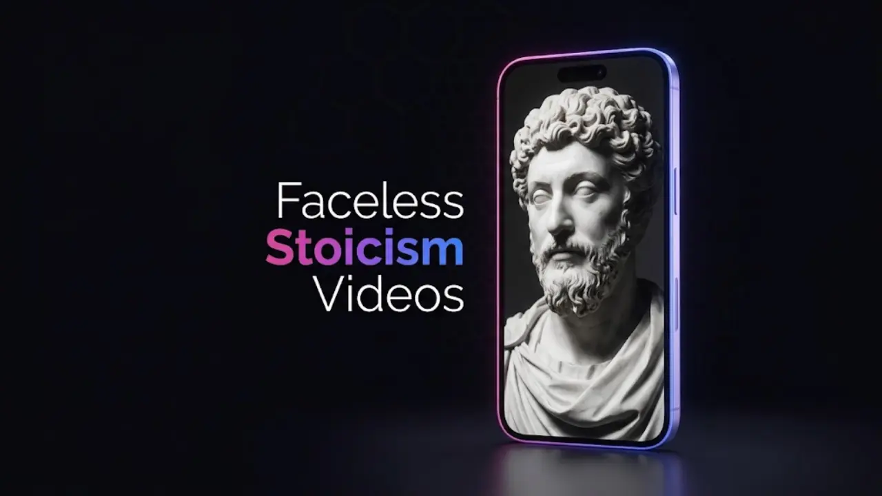 Turn Ancient Stoic Wisdom Into Faceless Shorts People Actually Save